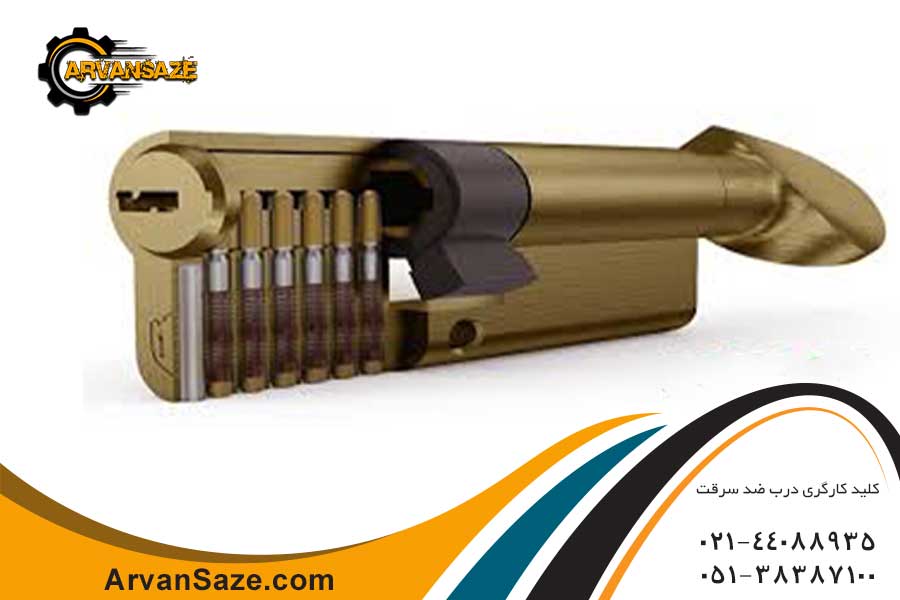 توپی قفل ضد سرقت طلایی با جزئیات و پیچیدگی&zwnj;های خاص